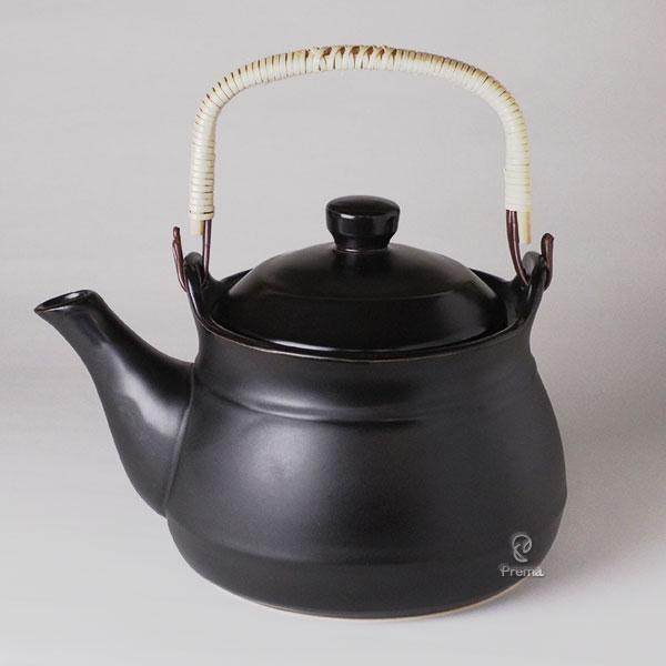 マスタークック   けんこう土瓶（特大サイズ）黒色 特大サイズ・2.5L