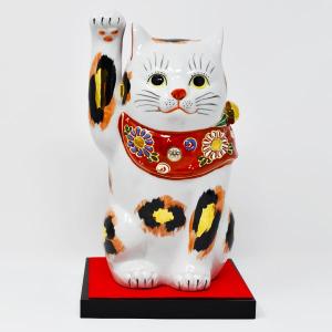 アポロシン招き猫 中 金（右）高さ約70×横48×奥行45（mm） : プレマ