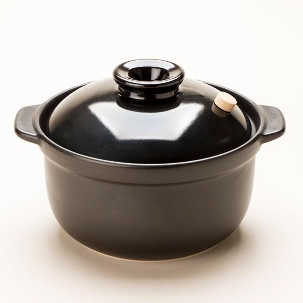 マスタークック  深鍋 ブラック 3合　1.8L