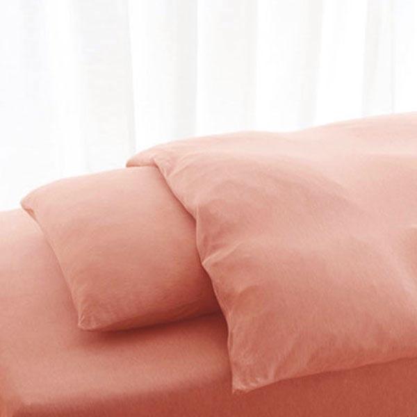 竹布-TAKEFU   天竺掛け布団カバー シングル／ピンク