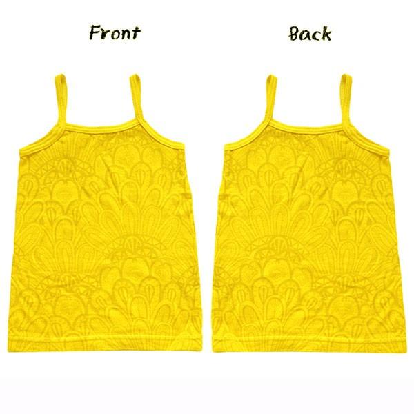 Livra Pop print camisole kids （フェザー/イエロー　80）