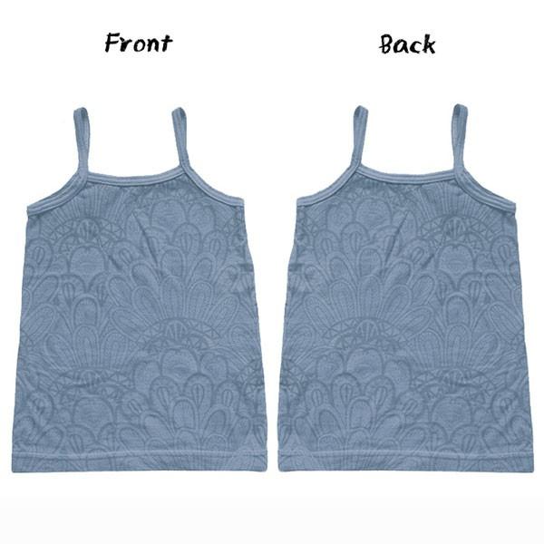 Livra Pop print camisole kids （フェザー/ネイビー　80）