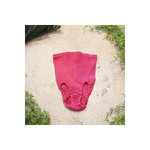 Liv:ra 茜染めオーガニックコットン100%リブショーツ〜躑躅色(つつじいろ)〜 Ｍ〜Ｌ（フリー...