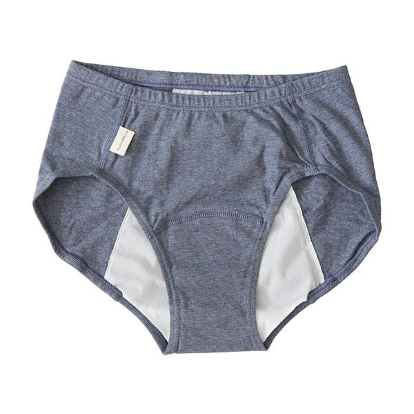 ナチュラムーン オーガニックコットンサニタリショーツ夜用 ネイビー/M-L