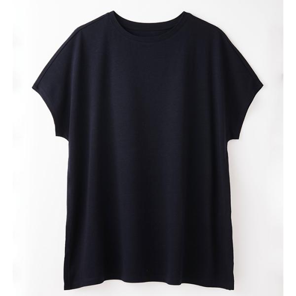 竹布-TAKEFU- ショートスリーブTシャツ ダークネイビー／M-Lサイズ