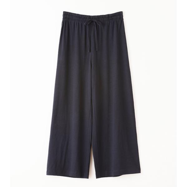 竹布-TAKEFU- さらりパンツ ダークネイビー／フリーサイズ