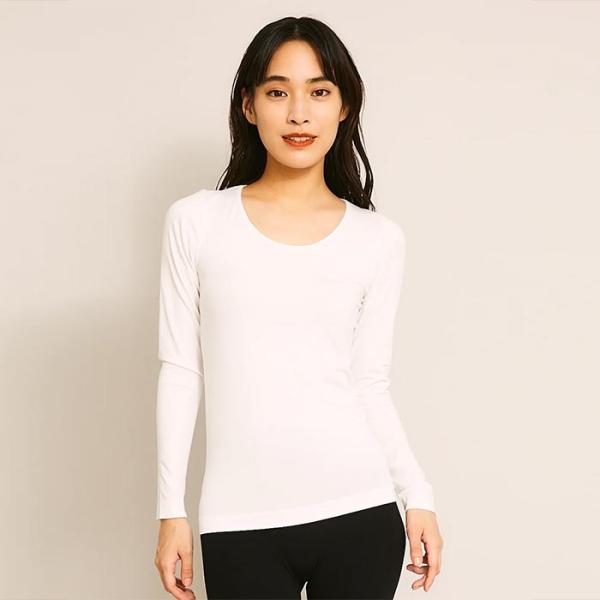 BOODY（ブーディ） ロングスリーブトップ レディース　ホワイト　S
