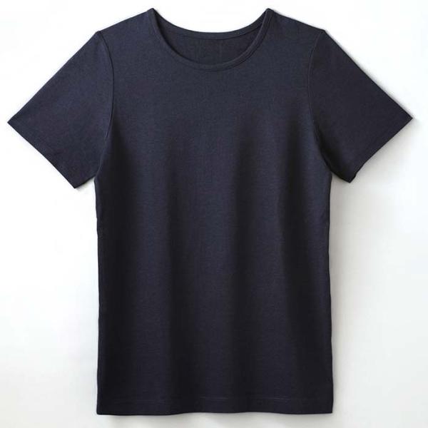 竹布-TAKEFU- さらりTシャツ ダークネイビー／Mサイズ