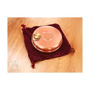 新光堂 純銅ミニ湯たんぽ 袋付 850ml S-9397(湯たんぽ 銅 小さい