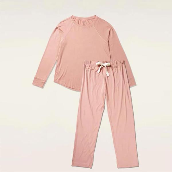 BOODY（ブーディ） ロングスリーブスリープセット レディース　ダスティピンク　S 【セットがお得...