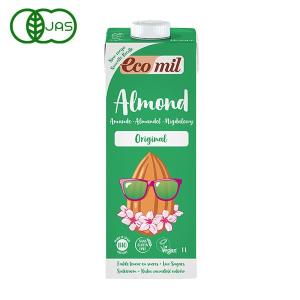 EcoMil（エコミル）   有機アーモンドミルク   （アガベシロップ入） 1000ml×1本