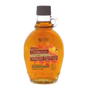オーサワの有機メープルシロップ ゴールデン（デリケートテイスト） 250ml（330g）