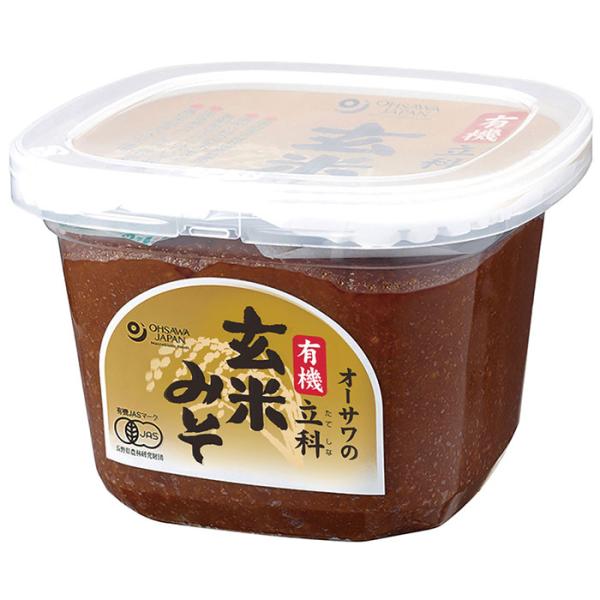 オーサワジャパン   有機立科玄米みそ 650g