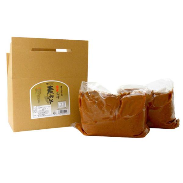 オーサワの国産立科麦みそ 3kg(1.0kg×3)