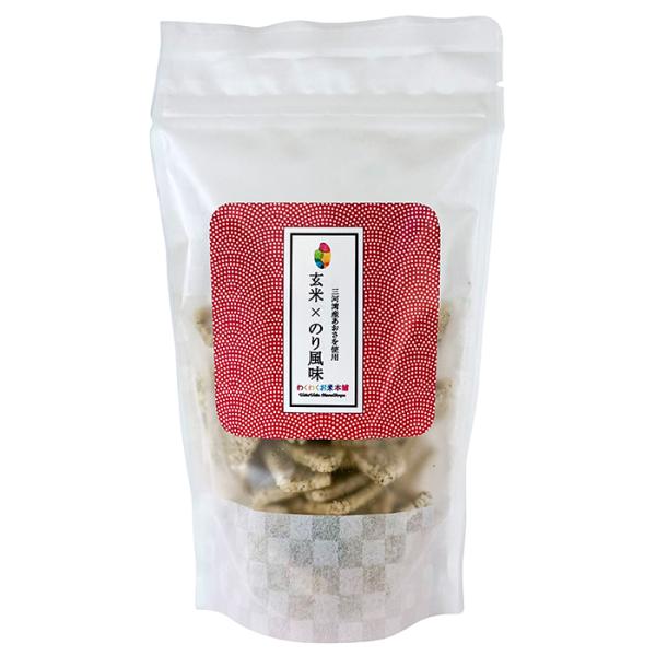 わくわくお米本舗 玄米スナック のり/80g