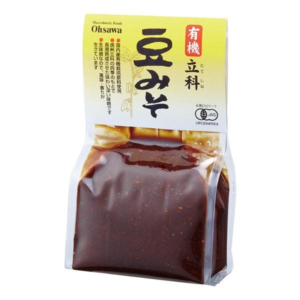 オーサワジャパン   有機立科豆みそ 300g（袋）