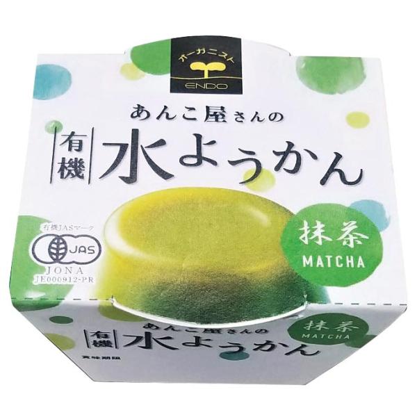 遠藤製餡   有機水ようかん 抹茶／100g