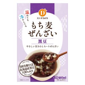 だいずデイズ 黒豆もち麦ぜんざい 140gの商品画像