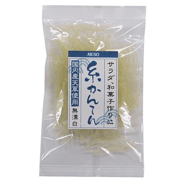 ムソー   国内産無漂白・糸かんてん 16g