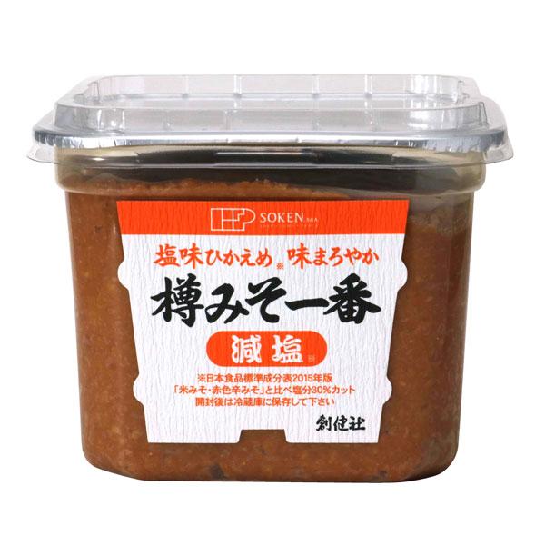 創健社   樽みそ一番（減塩） 750g