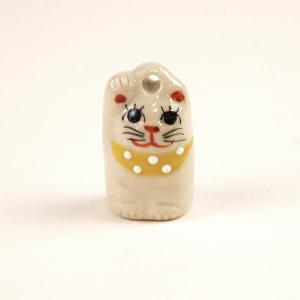 アポロシン招き猫 大 三毛（右）高さ約145×横80×奥行65（mm） : プレマ