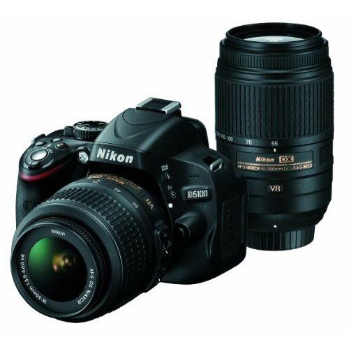 中古 １年保証 美品 Nikon D5100 18-55mm 55-300mm VR ダブルズームキ...