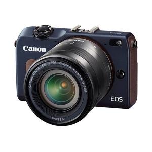 中古 １年保証 美品 Canon EOS M2 レンズキット 18-55mm IS STM ブルー｜premierecamera