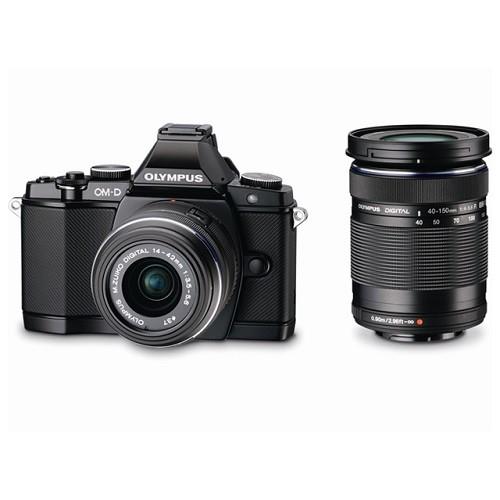 中古 １年保証 美品 OLYMPUS OM-D E-M5 ダブルズームキット ブラック