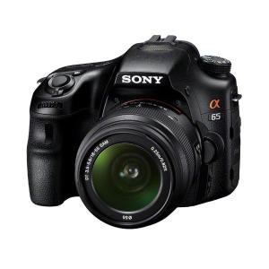 中古 １年保証 美品 SONY α65 ズームレンズキット DT 18-55mm F3.5-5.6 SAM SLT-A65VK｜premierecamera