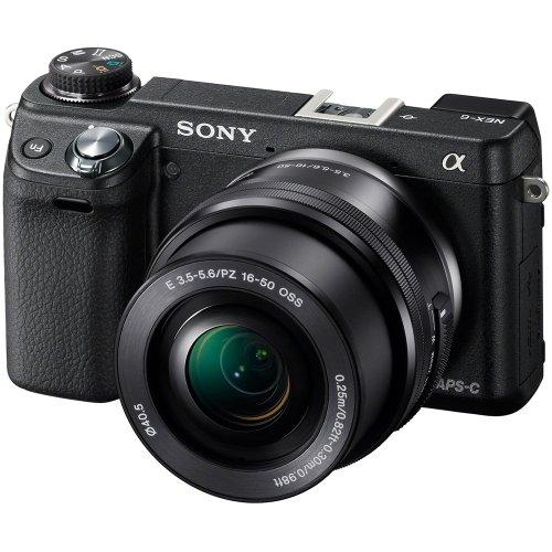 中古 1年保証 美品 SONY NEX-6 パワーズームレンズキット (PZ 16-50mm) ブラ...