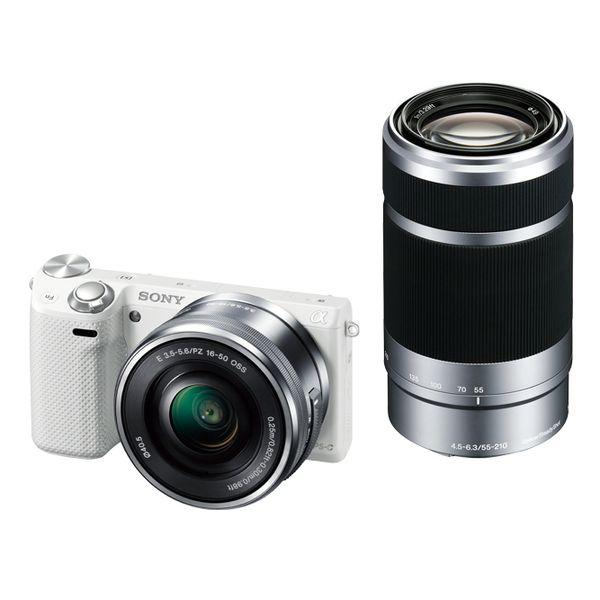 中古 1年保証 美品 SONY NEX-5T ダブルズームレンズキット (PZ 16-50mm + ...