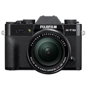 中古 １年保証 美品 FUJIFILM X-T10 18-55mm レンズキット ブラック ミラーレス一眼カメラの商品画像