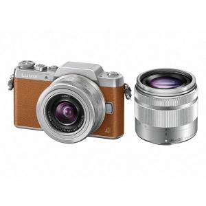 中古 １年保証 美品 Panasonic LUMIX DMC-GF7 ダブルレンズキット ブラウン