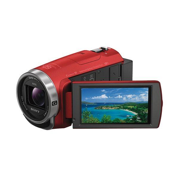 中古 １年保証 美品 SONY HDR-CX680 R レッド