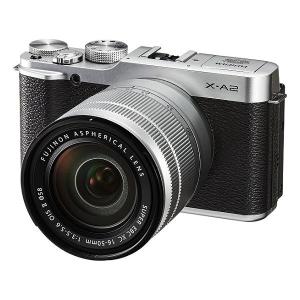 中古 １年保証 美品 FUJIFILM X-A2 レンズキット シルバー｜premierecamera