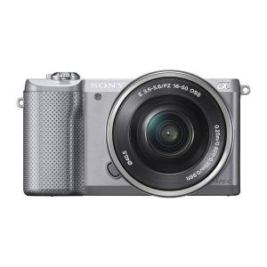 中古 １年保証 美品 SONY α5000 パワーズームレンズキット ILCE-5000L シルバー