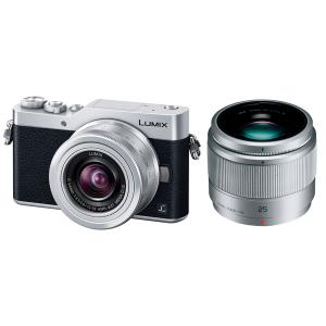 中古 １年保証 美品 Panasonic LUMIX DC-GF9W ダブルレンズキット シルバー