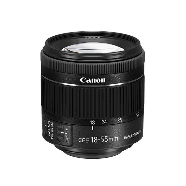 中古 １年保証 美品 Canon EF-S 18-55mm F4-5.6 IS STM ブラック