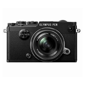 中古 １年保証 美品 OLYMPUS PEN-F 12mm F2.0 レンズキット ブラック｜premierecamera