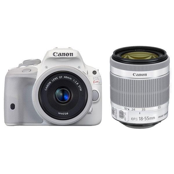中古 １年保証 美品 Canon EOS Kiss X7 ダブルレンズキット II ホワイト