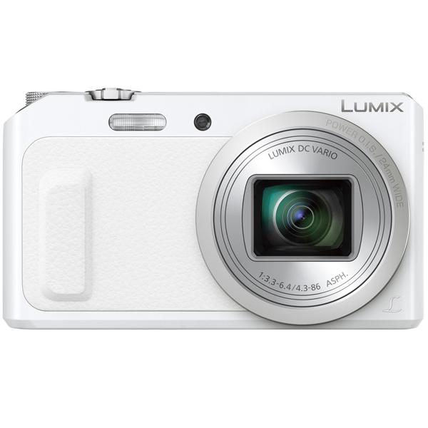 中古 1年保証 美品 Panasonic LUMIX DMC-TZ57-W ホワイト