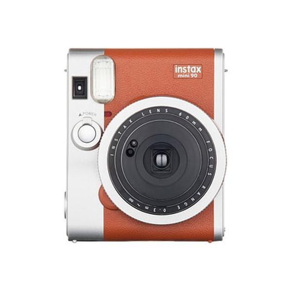 中古 １年保証 美品 FUJIFILM チェキ instax mini 90 ネオクラシック ブラウ...