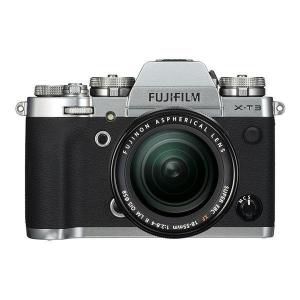 中古 １年保証 美品 FUJIFILM X-T3 レンズキット XF 18-55mm R LM OIS シルバー｜premierecamera