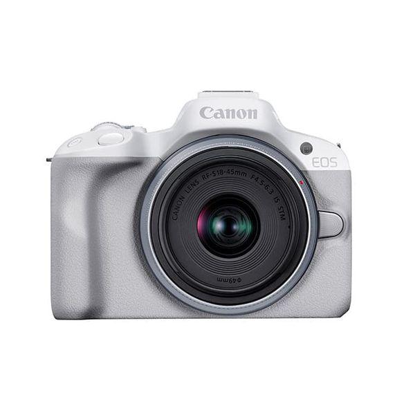 中古 １年保証 美品 Canon EOS R50 RF-S18-45 IS STM ホワイト