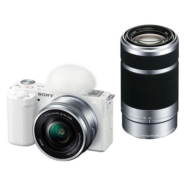 中古 1年保証 美品 SONY VLOGCAM ZV-E10 ダブルズームレンズキット (PZ 16...