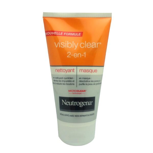 ニュートロジーナ　２IN1ウォッシュ＆パック洗顔料