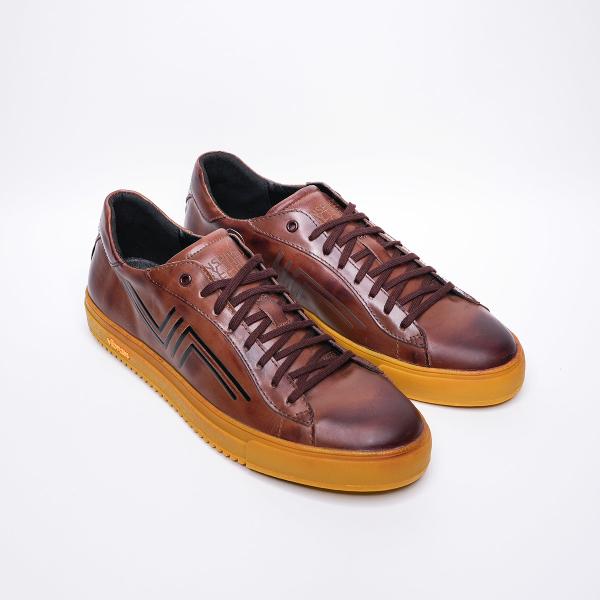 プレミアセブン 公式 PS-721 BROWN コート 茶色 大人 スニーカー ファッション クラシ...