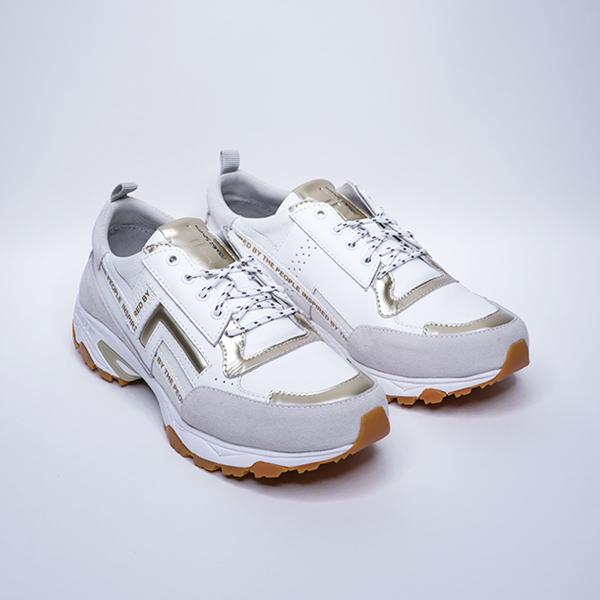 プレミアセブン 公式 PVII WHT/GOLD 白 大人 スニーカー ファッション メンズ レディ...