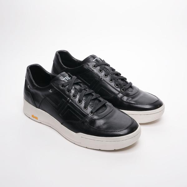 プレミアセブン 公式 PS-79MODA BLACK コート 黒 レザー 大人 スニーカー メンズ ...