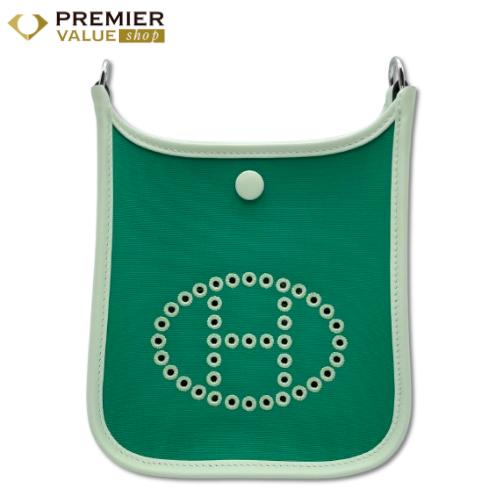 エルメス ネオエヴリン（エブリン） TPM ブルーアズテック/ミント/ヴェールフィズ トワルオフィシ...